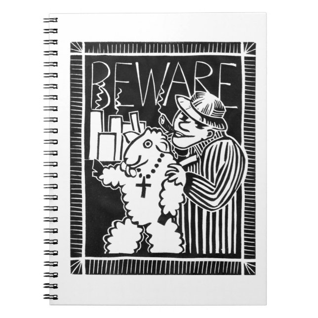 Beware of Capitalists in Sheep's Clothing Notebook (Front)