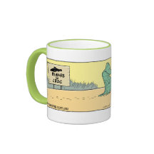 Beware of Croc Funny Cartoon Mug