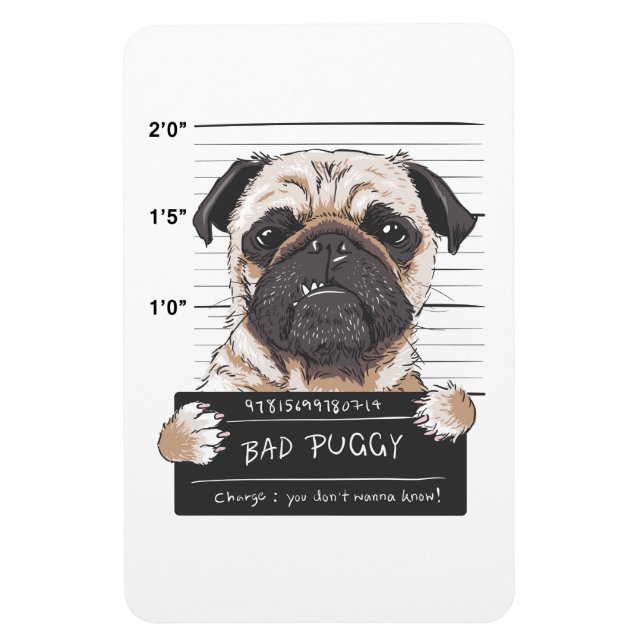 Beware of Dog Magnet (Vertical)