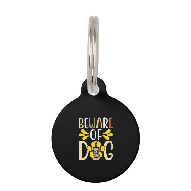 Beware Of Dog Pet Tag (Front)