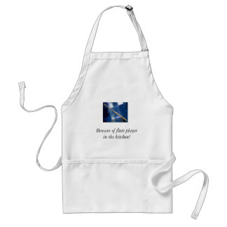 Beware of flute player in the kitchen standard apron
