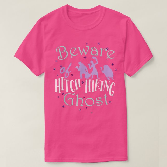 Beware of Hitch Hiking Ghost Tee Hitchhiking Ghost (Design Front)
