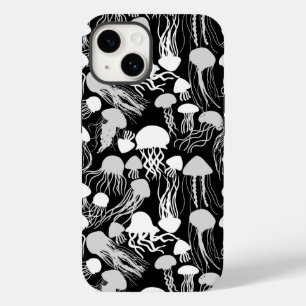Beware of Jellyfish.w.b Black BG Case-Mate iPhone 14 Case