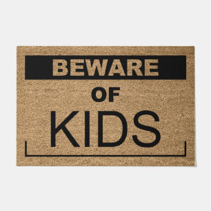 Beware Of Kids Doormat