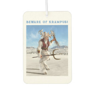 Beware of Krampus! Car Air Freshener