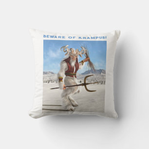 Beware of Krampus! Cushion