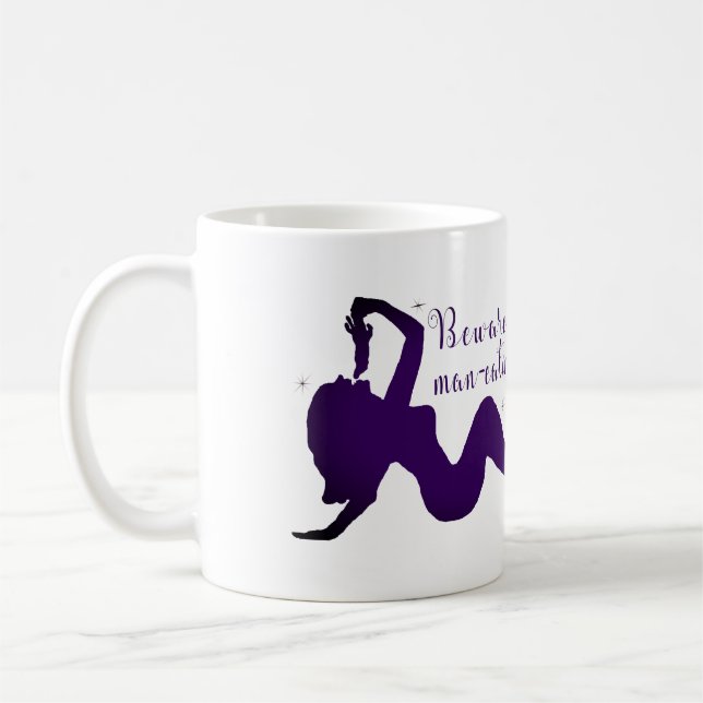 Beware of Man-Eating Mermaid mug (Left)