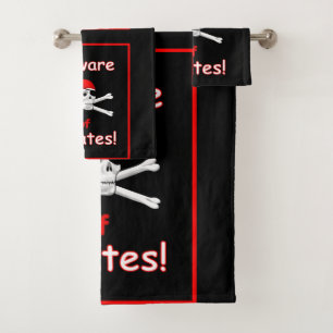 Beware of Pirates Towel Set