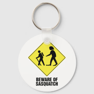 Beware of Sasquatch Key Ring