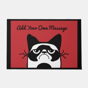 BEWARE OF THE CAT DOORMAT