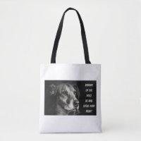 Beware of the dog, custom pet photo