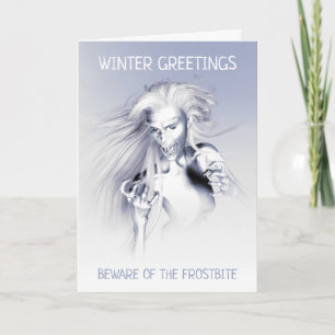 Beware of the Frostbite. Ice vampire Card