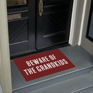 Beware of the Grandkids Doormat