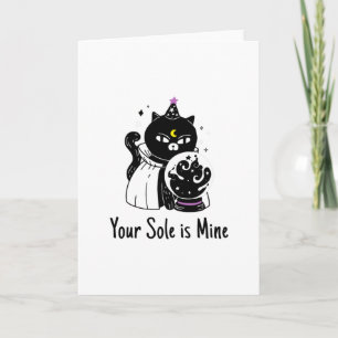 Beware of the night, child. all cats are black card