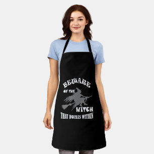 beware of the witch that dwells within apron