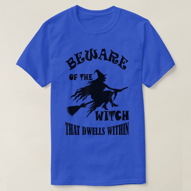Beware Of The Witch Within Unique Design Women, Me T-Shirt (Design Front)