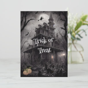 Beware of Witches Halloween Party Invitation