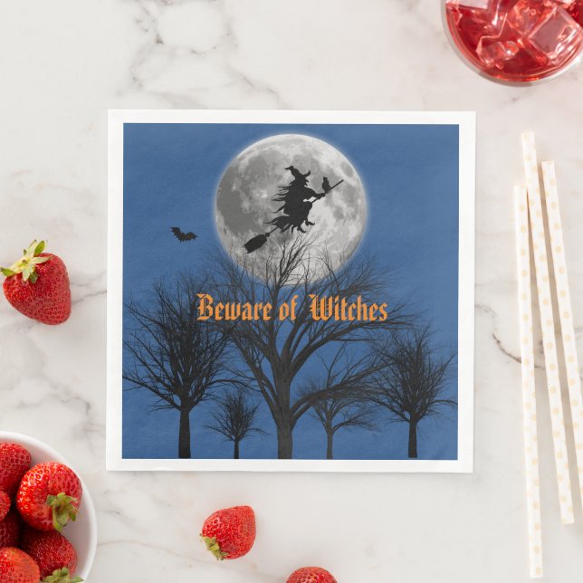 Beware of Witches Napkin (Insitu)