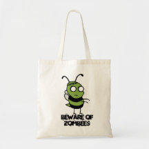 Beware of Zombees Tote Bag