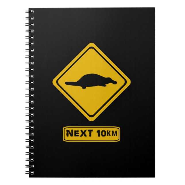 beware platypus notebook (Front)