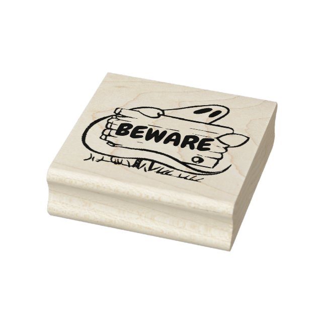 Beware Rubber Stamp (Stamp)