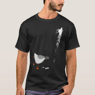 Beware Seagull Albatros Bird Crack  Gull Beach Bir T-Shirt