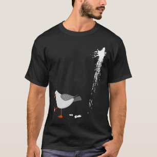 Beware Seagull Albatros Bird Crack  Gull Beach Bir T-Shirt
