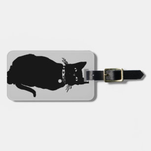 Beware the Black Cat Luggage Tag