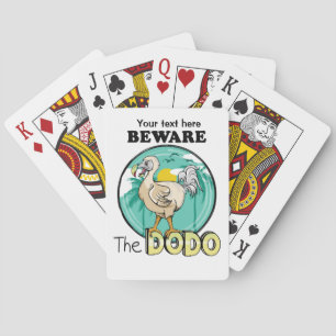 Beware the dodo playing cards