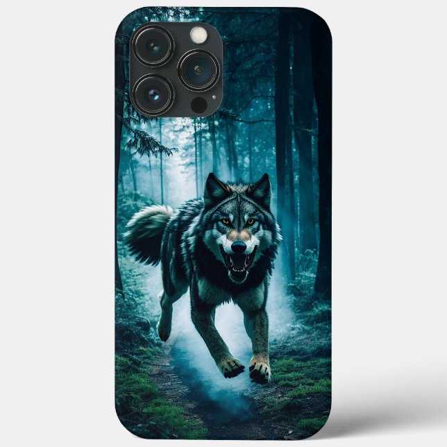 Beware the Full Moon Halloween Phone Case (Back)