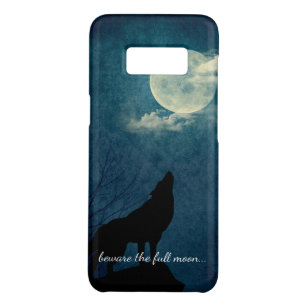 Beware the Full Moon Howling Wolf Case-Mate Samsung Galaxy S8 Case