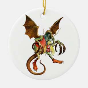 Beware the Jabberwock, my son! from Wonderland Ceramic Tree Decoration