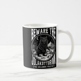 Beware The Jolakotturinn Yule Cat Icelandic Christ Coffee Mug