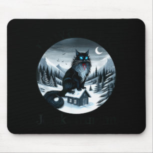 Beware The Jolakotturinn Yule Cat Icelandic Christ Mouse Mat