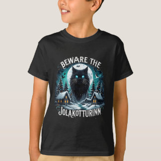 Beware The Jolakotturinn Yule Cat Icelandic Christ T-Shirt