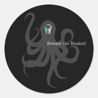 Beware the Kraken Sticker