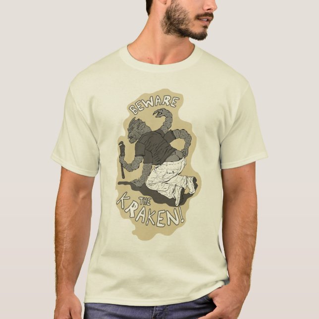 Beware the Kraken T-Shirt (Front)