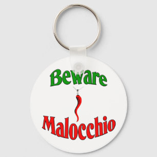 Beware The Malocchio (Evil Eye) Key Ring