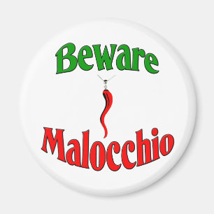 Beware The Malocchio (Evil Eye) Magnet