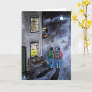 Beware the Moon Painting by Alfred Fox Card