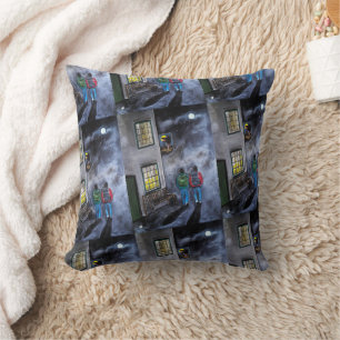 Beware the Moon Painting by Alfred Fox Cushion