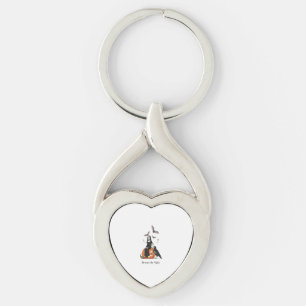 Beware the Night Spooky Nun Key Ring