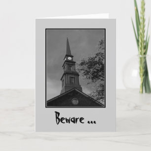 'Beware the Witching Hour' Greeting Card