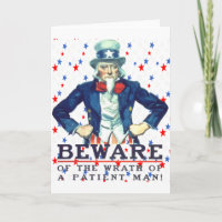 Beware The Wrath Of  A Patient Man Patriotic Star