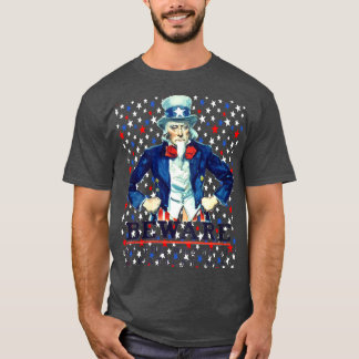 Beware The Wrath Of A Patient Man Patriotic Star T-Shirt
