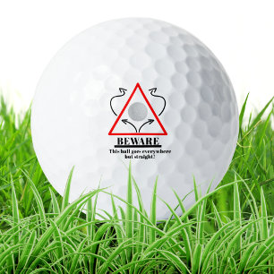 Beware This Ball Doesn't Go Straight Golf Balls