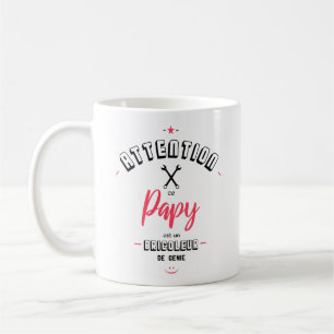 Beware this grandpa is a genie tinker. coffee mug