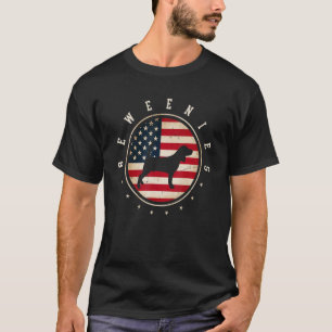 Beweenies Usa Flag 4th July Dog Mum Dad T-Shirt