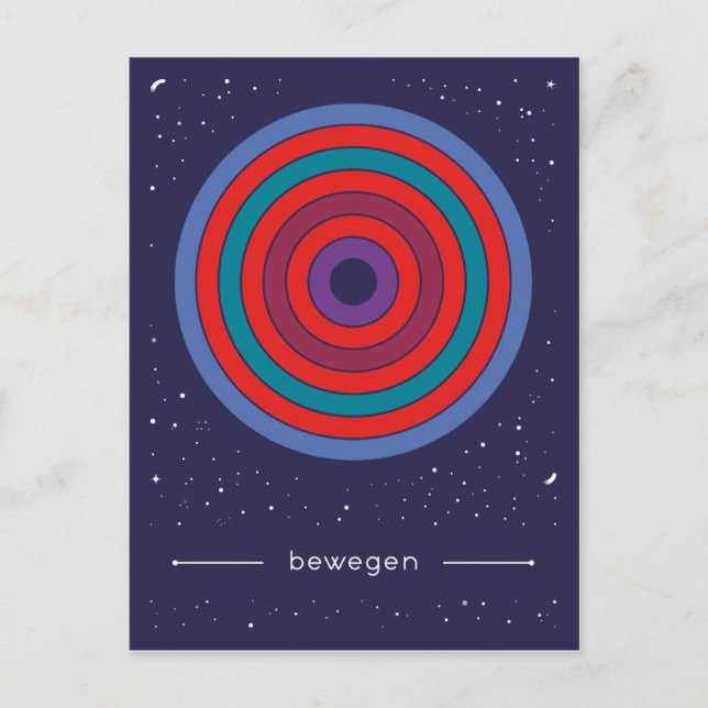 bewegen postcard (Front)