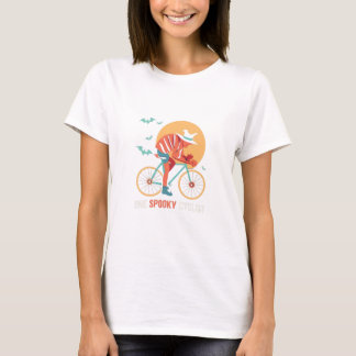Bewitched Halloween Bicycle Cyclist Ride T-Shirt